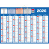 3371017524665 - CALENDRIER GRAND FORMAT 40,5X55CM SEPTEMBRE/DÉCEMBRE CLASSIQUE 16 MOIS