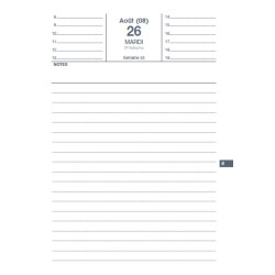 3371010280964 - AGENDA JUPITER 12X17CM SEPTEMBRE/SEPTEMBRE
