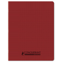 3020120227009 - CAHIER PP RECYCLÉ 17X22 96P SÉYÈS ROUGE
