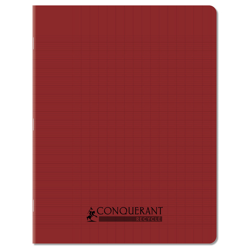 3020120227009 - CAHIER PP RECYCLÉ 17X22 96P SÉYÈS ROUGE