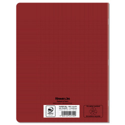 3020120227009 - CAHIER PP RECYCLÉ 17X22 96P SÉYÈS ROUGE