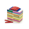 3701198500217 - 250 PLANCHETTES BOIS COLORIS NATURELS ET ASSORTIS