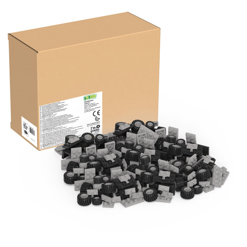 8716433976530 - BIOBUDDI SMALL - ROUES ET AXES 320 PIECES