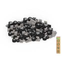 8716433976530 - BIOBUDDI SMALL - ROUES ET AXES 320 PIECES