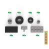 8716433976530 - BIOBUDDI SMALL - ROUES ET AXES 320 PIECES