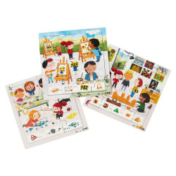 8718229040968 - 3 PUZZLES LES ARTS