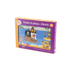 6971608449048 - PUZZLE BOIS PIRATE 16 PIECES