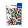 3701385305779 - 600 YEUX MOBILES COLORÉS ADHESIFS TAILLES ET COLORIS ASSORTIS