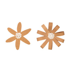 3701385305991 - 1000 PERLES BOIS RONDELLES HEISHI COLORIS NATUREL