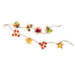 3701385305885 - 1000 PERLES BOIS RONDELLES HEISHI COLORIS ASSORTIS