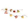 3701385305885 - 1000 PERLES BOIS RONDELLES HEISHI COLORIS ASSORTIS