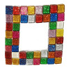 3760002572826 - MOSAÏQUES VERRE CARRÉES PAILLETÉES 1X1CM POT DE 500G