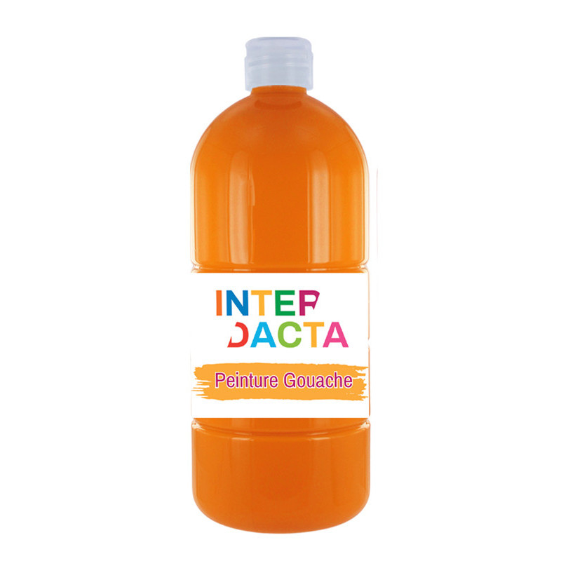 3134725007024 - FLACON GOUACHE 1L COLORIS ORANGE