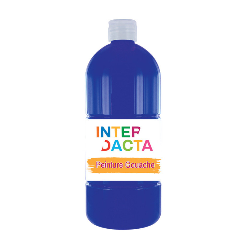 3134725006911 - FLACON GOUACHE 1L COLORIS BLEU OUTREMER