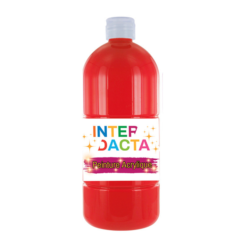 3134721520015 - PEINTURE ACRYLIQUE FLACON 500 ML COLORIS VERMILLON