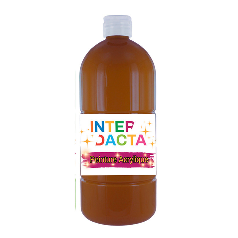 3134721490011 - PEINTURE ACRYLIQUE FLACON 500 ML COLORIS TERRE DE SIENNE