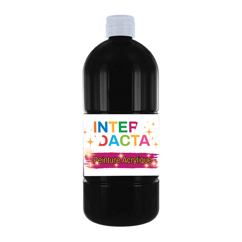 3134721420018 - PEINTURE ACRYLIQUE FLACON 500 ML COLORIS NOIR