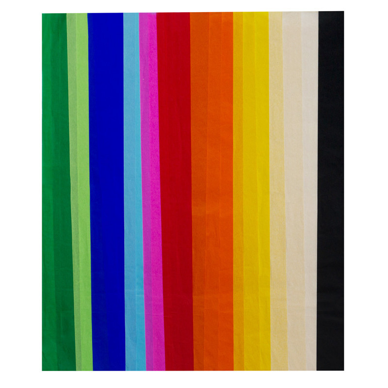 3700773321803 - ROULEAU 30F PAPIER DE SOIE 50X70CM COLORIS ASSORTIS