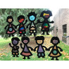 066960520699 - 36 CADRES POUR PAPIER VITRAIL LES AMIS