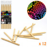 3134725024984 - 12 BATONNETS A GRATTER XL NON POINTUS
