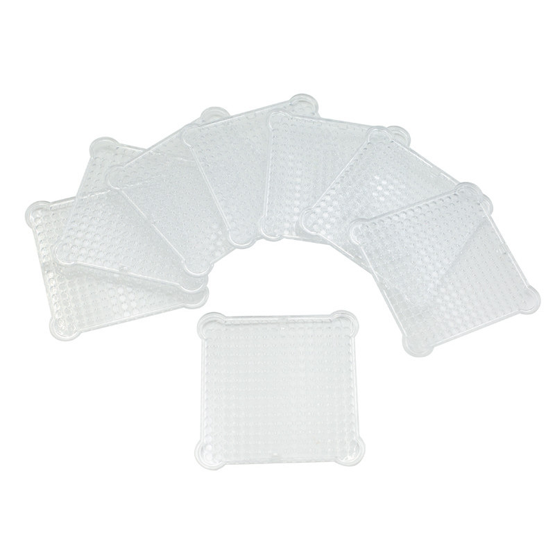 3700773322176 - 8 PLAQUES CARREES POUR PERLES A L'EAU