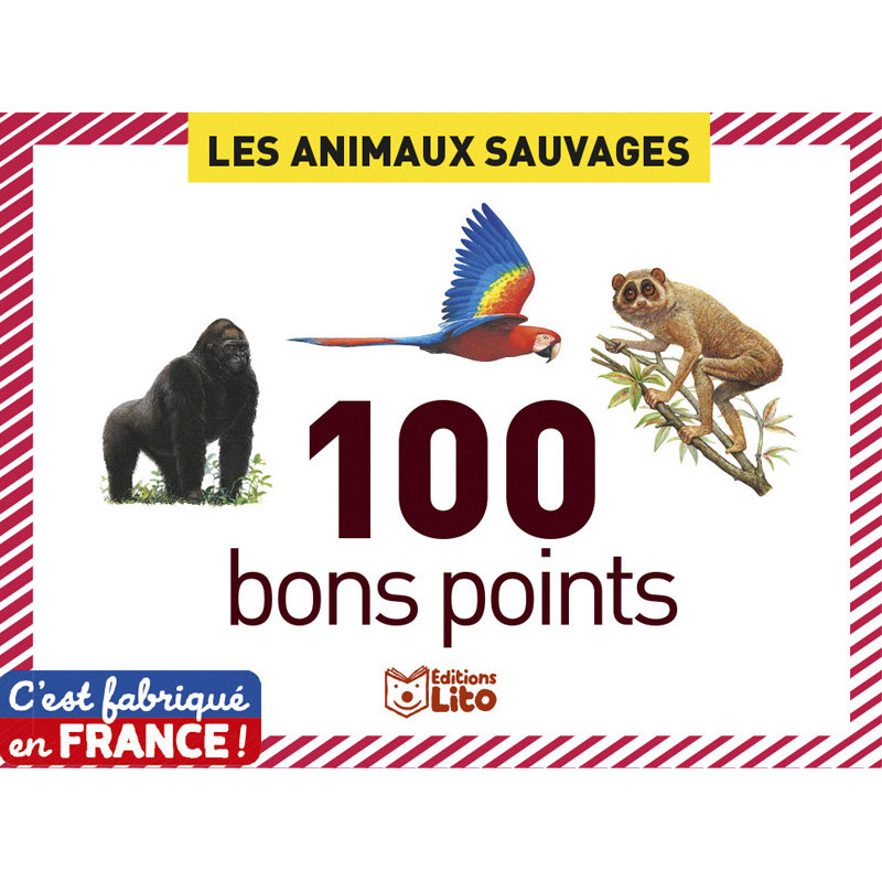 9782244019239 - 100 BONS POINTS LES ANIMAUX SAUVAGES