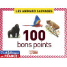 9782244019239 - 100 BONS POINTS LES ANIMAUX SAUVAGES