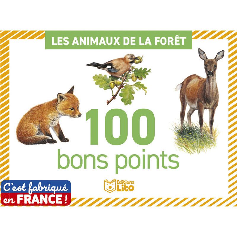 9782244031071 - 100 BONS POINTS LES ANIMAUX DE LA FORÊT