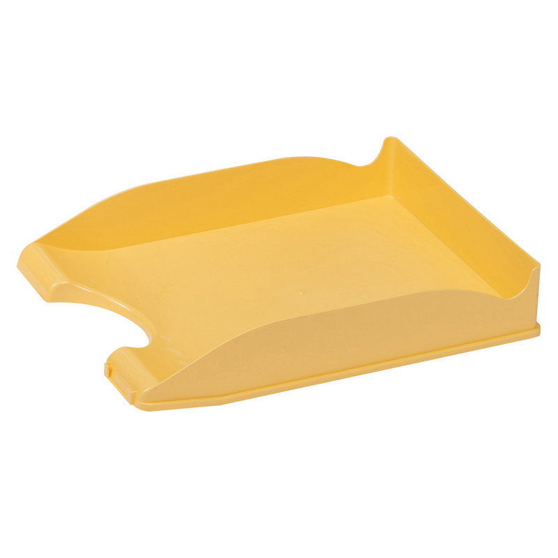 8425901093357 - CORBEILLE À COURRIER PASTEL JAUNE