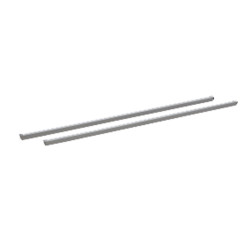 3700322926756 - 2 BARRES AMOVIBLES POUR ARMOIRE ROULANTE 2 PORTES