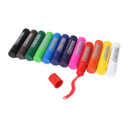 3700773312757 - 12 STICKS GOUACHE 10G COLORIS ASSORTIS