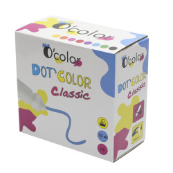 3700773321285 - DOT'COLORS 8 APPLICATEURS GOUACHE 75ML COLORIS ASSORTIS