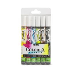 3167864174104 - COLOREX MARQUEURS X6 COLORIS ASSORTIS
