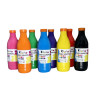 3700773320950 - BABY GOUACHE 8 FLACONS 1L COLORIS ASSORTIS