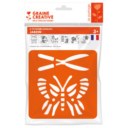 3532432258027 - 6 POCHOIRS JARDINAGE