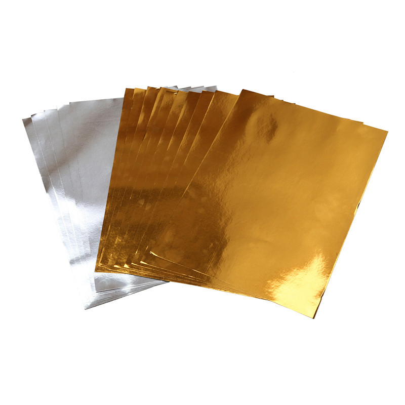 3700773311866 - 15F PAPIER ADHESIF METALLISE A4 OR/ARGENT
