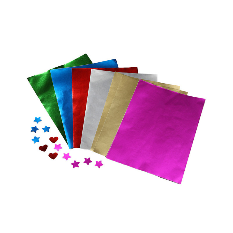 3700773311859 - 100F PAPIER METALLISE A4 COLORIS ASSORTIS