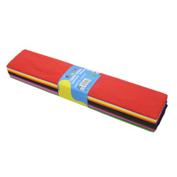 3700773321056 - 10F CREPON STANDARD 0,5X2M 10 COLORIS ASSORTIS