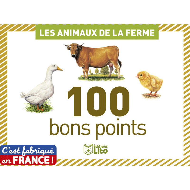 9782244019222 - 100 BONS POINTS LES ANIMAUX DE LA FERME
