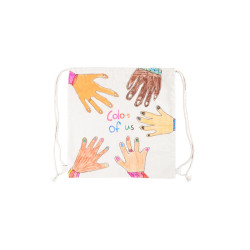 3700773316090 - 10 SACS À DOS COTON AVEC CORDON