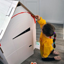 3134725021419 - MAISON GÉANTE CARTON BLANC
