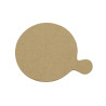 3700773320578 - 10 DESSOUS DE VERRE 10CM BOIS