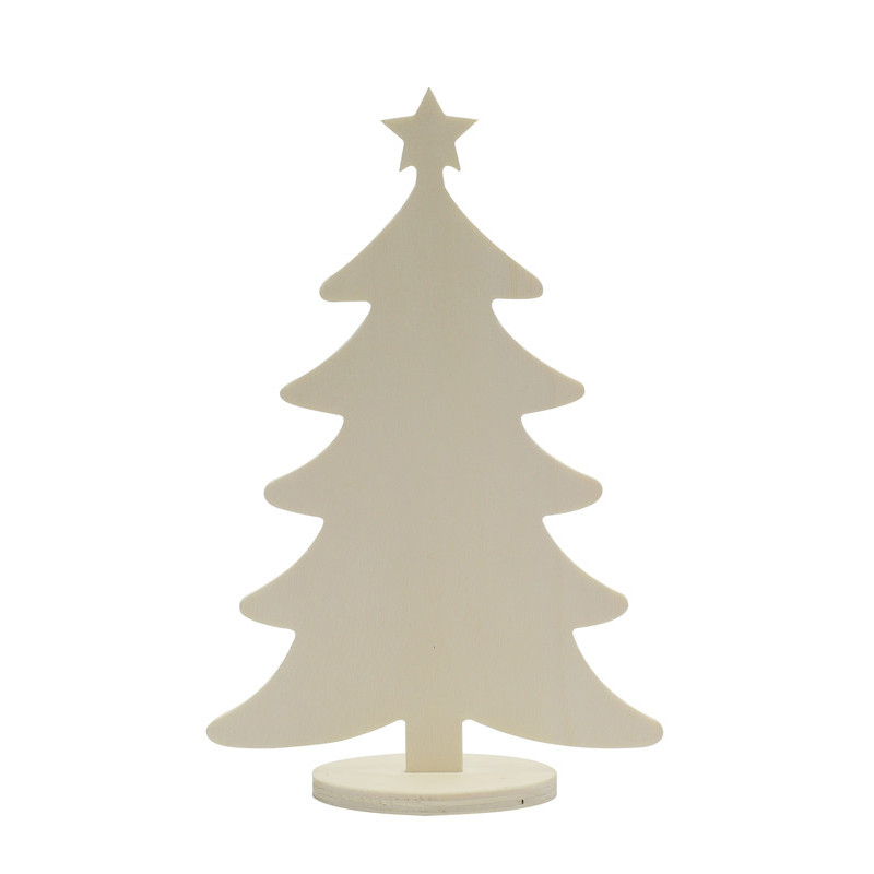 3700773320905 - 10 SAPINS BOIS 13X20CM