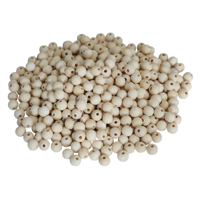 3700773320455 - 1 100 PERLES BOIS 10MM COLORIS NATUREL