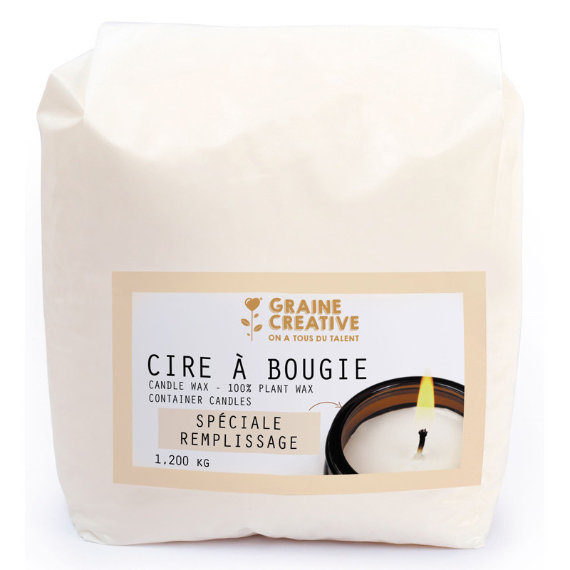 3532431370096 - 1,2KG CIRE VÉGÉTALE À BOUGIES