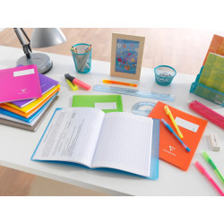3037929814064 - KOVERBOOK CAHIER 24X32 96P SÉYÈS JAUNE 90G PIQURE