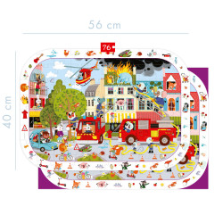 3609510500221 - PUZZLE OBSERVATION LES POMPIERS