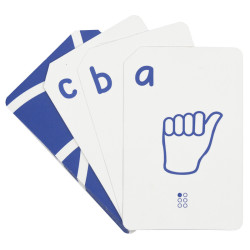 3701385306288 - CARTES LETTRES EN BRAILLE ET LANGAGE DES SIGNES