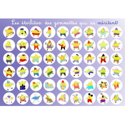 3770027660033 - ÉTOILIUM - 120 GOMMETTES
