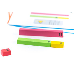 5060164538660 - BARRES NUMÉRIQUES BOIS 156 PIÈCES